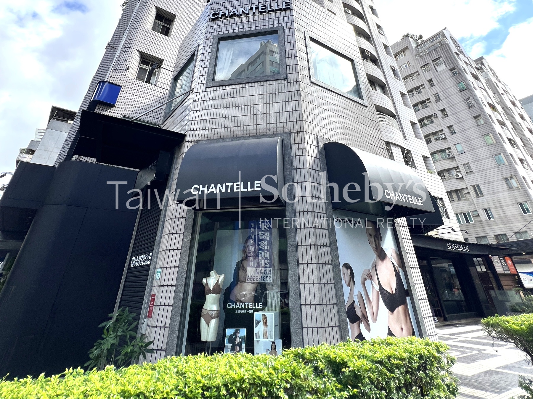 明曜精品三角窗店面建物外觀